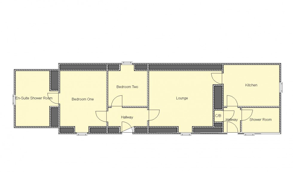 Floorplan for Torlum, 19 Torlum, Isle of Benbecula