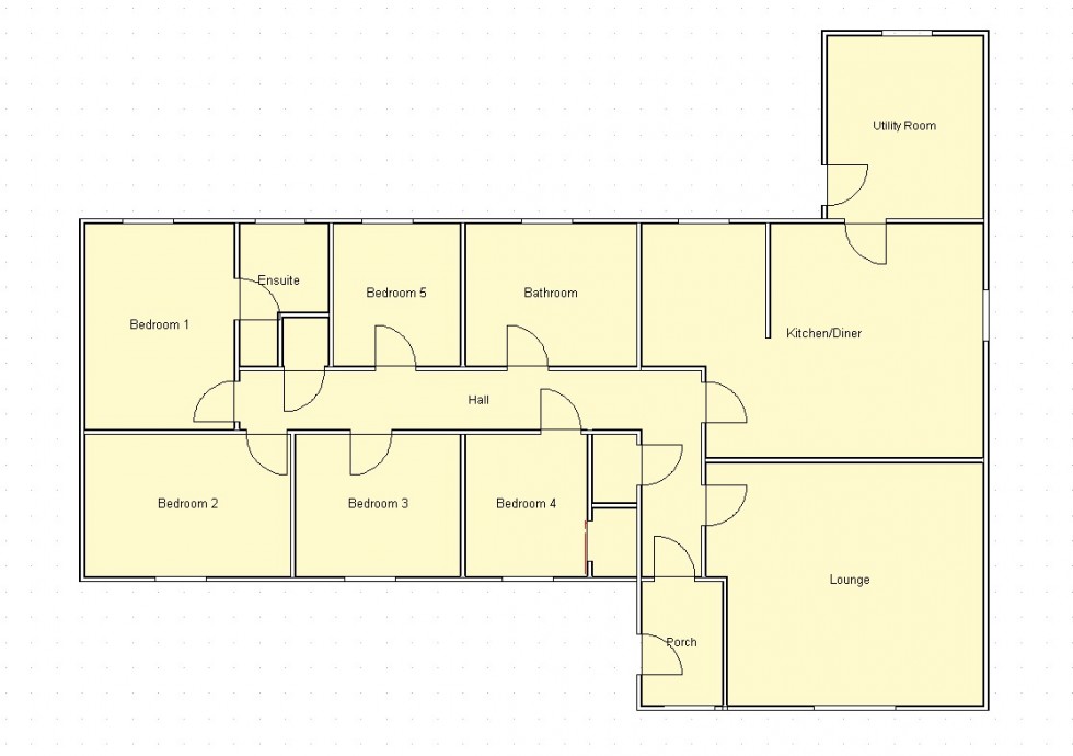 Floorplan for Kilpheder, 318 Kilpheder, Isle of South Uist