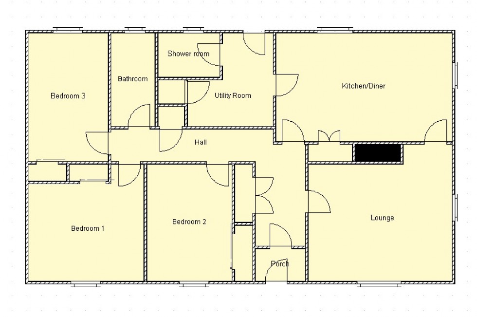 Floorplan for Daliburgh, Isle of South Uist